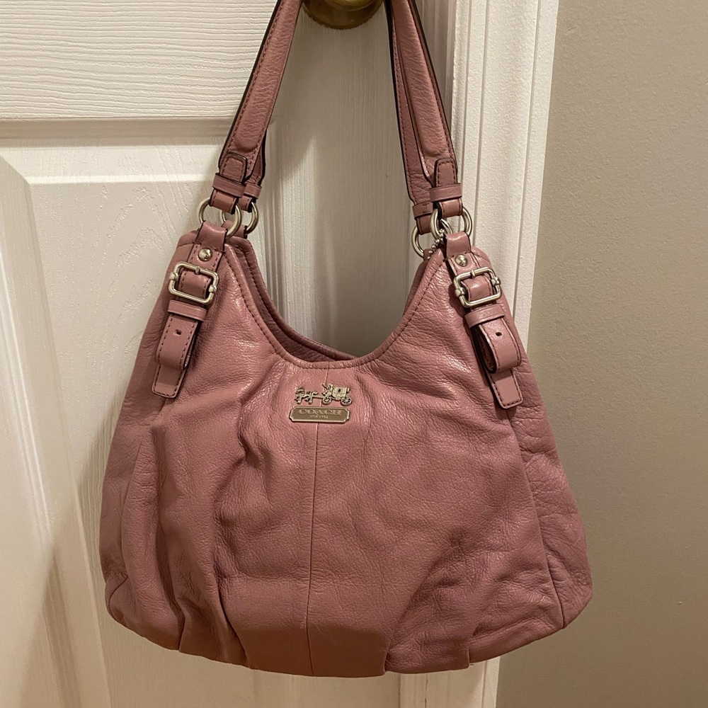 Vintage Coach Madison Maggie -Pink Blush